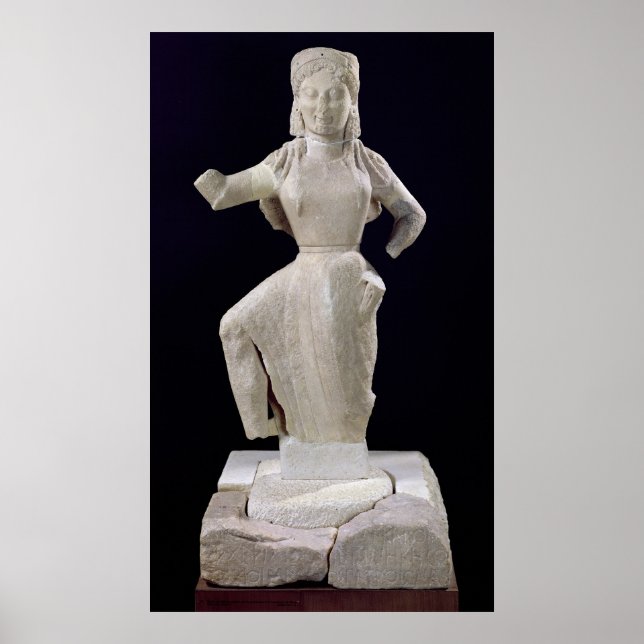 Pôster Nike, de Delos, c.550 BC (Frente)