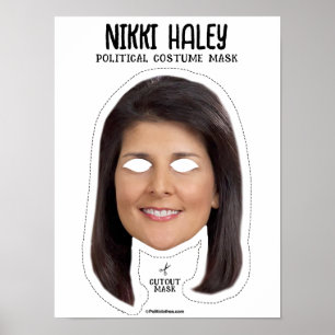 Poster Nikki Haley Costume Mask