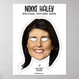 Poster Nikki Haley Costume Mask