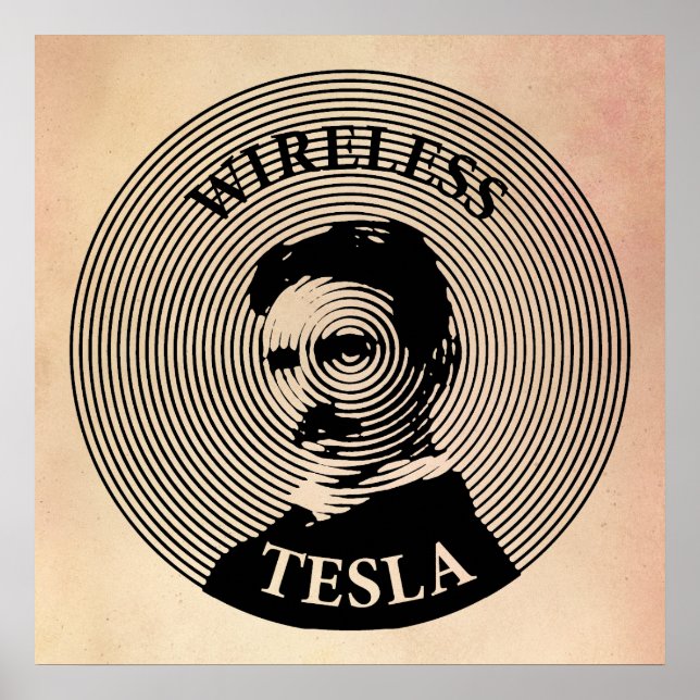 Pôster Nikola Tesla (Frente)