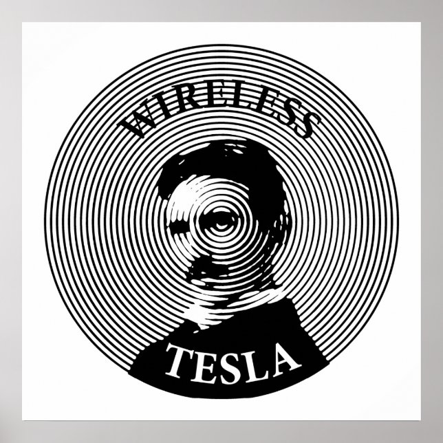 Pôster Nikola Tesla (Frente)