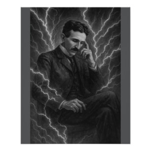 Pôster "Nikola Tesla - A Mente Elétrica" Poster