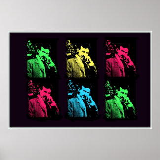 Pôster Nikola Tesla Collage