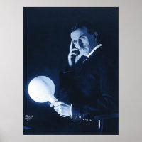 Nikola Tesla Demonstrando Energia Sem Fios C 1900