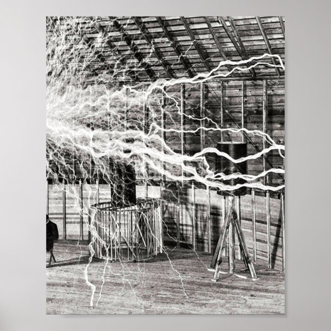 Poster Nikola Tesla Electricity (Frente)
