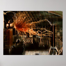 Nikola Tesla Homem de Mistério Cor Redux