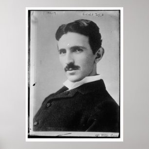 Pôster Nikola Tesla Portrait