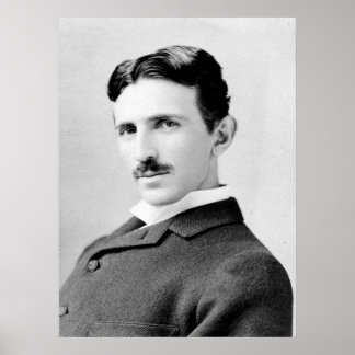 Pôster Nikola Tesla Portrait