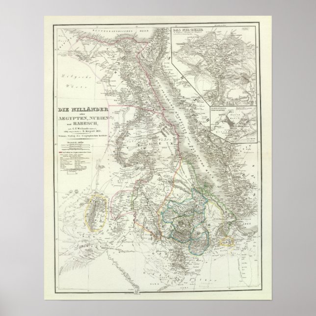 Pôster Nillander - O Nilo, África (Frente)