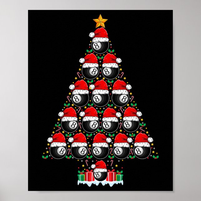 Poster Nine Ball Christmas Tree Light Player Nine Ball (Frente)