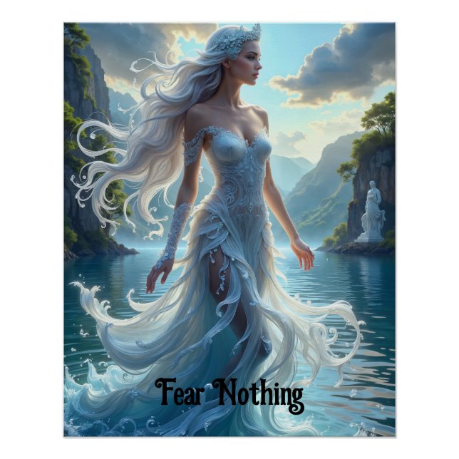 Pôster Ninfa-água (Frente)