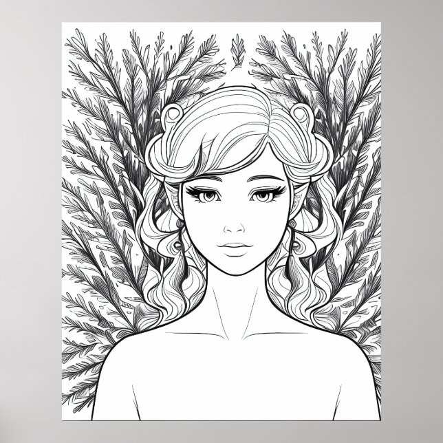 Poster Ninfa da Natureza (Frente)