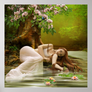 Pôster Ninfa de água