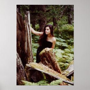 Poster Ninfa de madeira