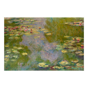 Pôster Ninfas Aquáticas por Claude Monet