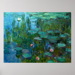 Pôster Ninféas de Claude Monet