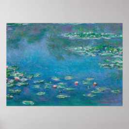 Poster Ninféas - Lírios d'água de Claude Monet