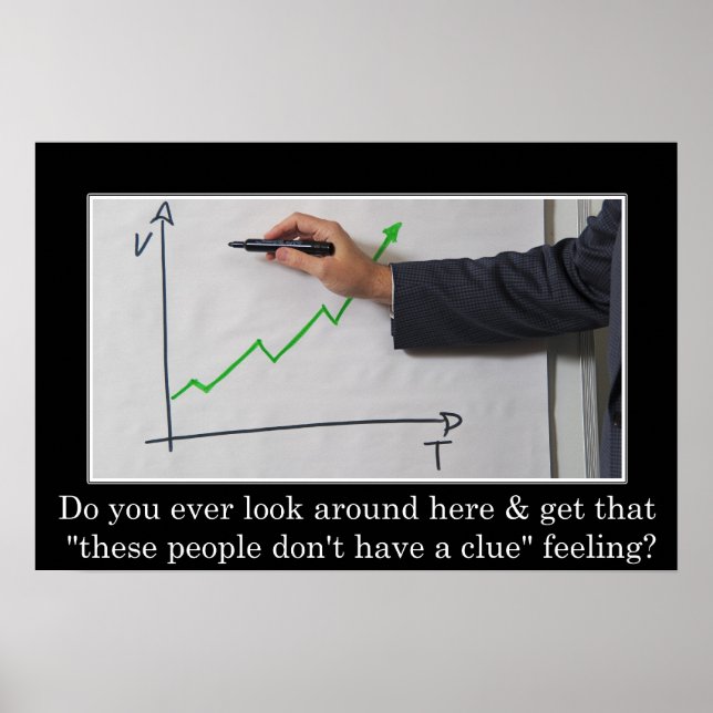 Pôster Ninguém aqui sabe o que está fazendo (S) (Frente)