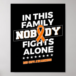 Poster Ninguém Luta Sozinho Com A Conscientização Do Psd