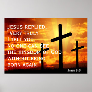 Poster ninguém pode ver o reino de Deus João 3:3