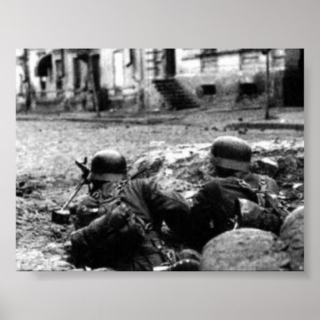 Pôster Ninho de Arma da Máquina Alemã (Frente)