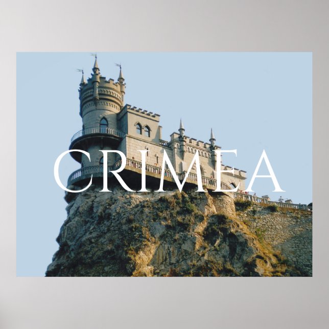 Poster Ninho de Castle Swallow na Crimeia (Frente)