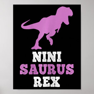 Poster Nini-saurus Rex Dino Dinossauro Ninisaurus Engraça