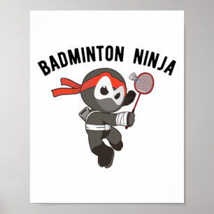Poster Ninja Badminton