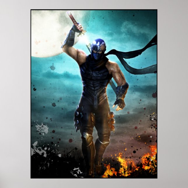 Poster ninja gaiden (Frente)