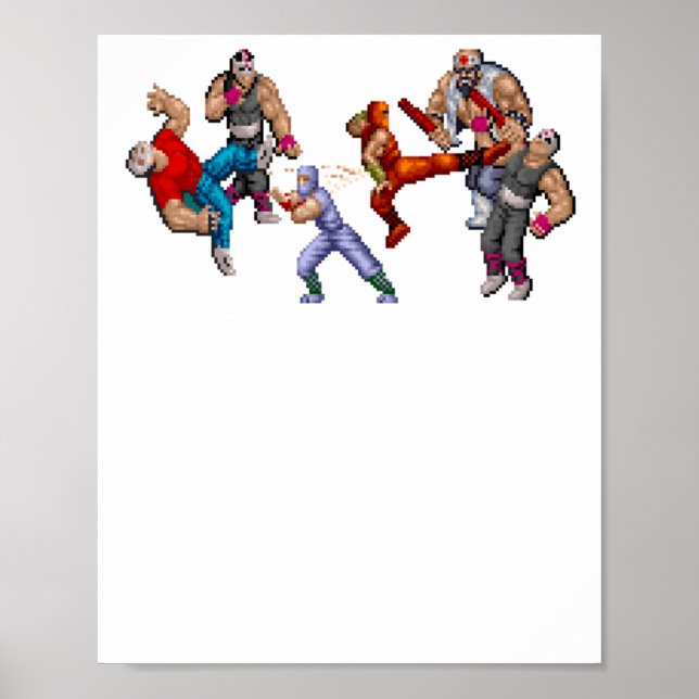 Poster Ninja Gaiden Arcade Brawl Sticker (Frente)
