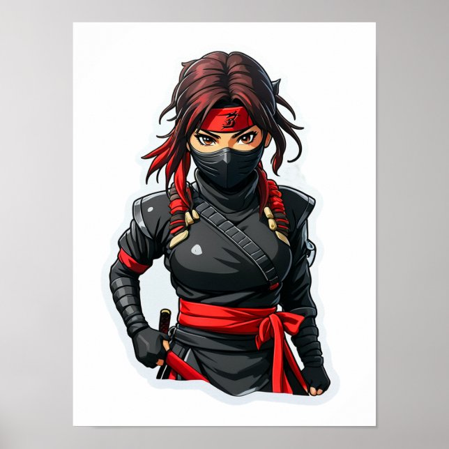 Poster Ninja Girl (Frente)
