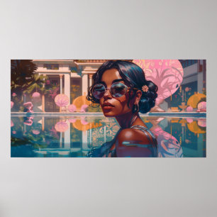 Poster Niravi nadando no paraíso