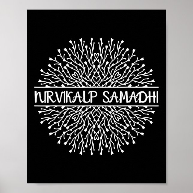 Poster Nirvikalp Samadhi Mandala Geometria Fractal Sagrad (Frente)