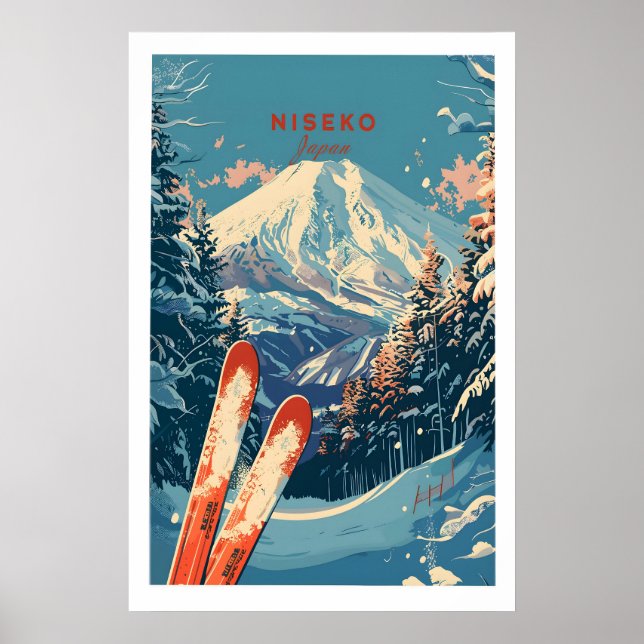 Poster Niseko Imprimir Japão 1 (Frente)