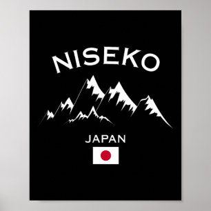 Poster Niseko Japão Ski Resort Hokkaido Japonês Montanha