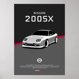 POSTER NISSAN 200SX