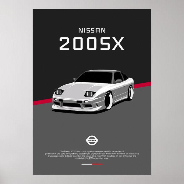POSTER NISSAN 200SX (Frente)