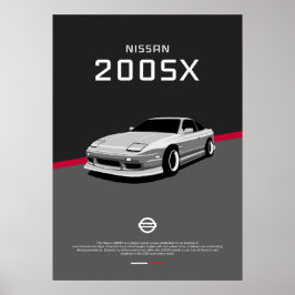 POSTER NISSAN 200SX