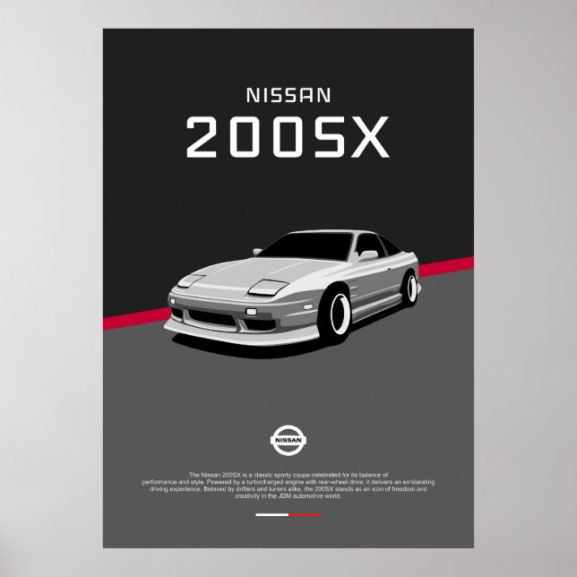 POSTER NISSAN 200SX (Frente)
