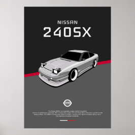 POSTER NISSAN 240SX