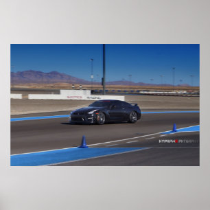 Pôster Nissan GT-R R35 on the Track