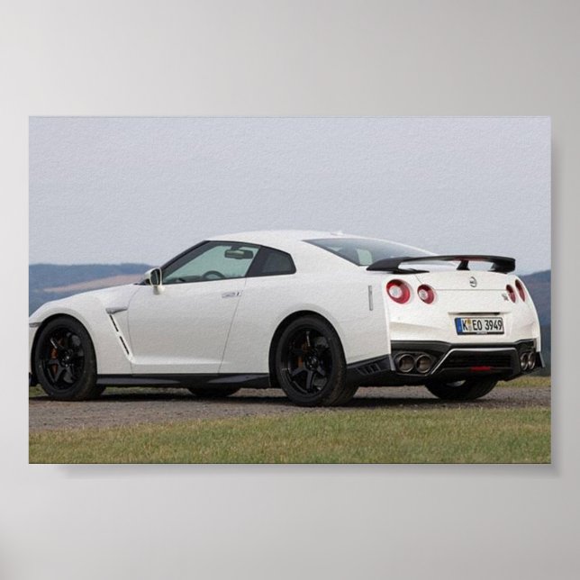 Poster Nissan gtr (Frente)