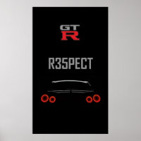 Nissan Gtr art para travesseiros capas e conselhos