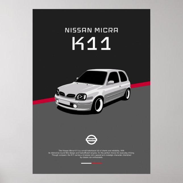 Poster Nissan Micra K11 (Frente)
