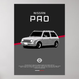 Poster Nissan Pao