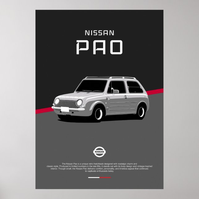 Poster Nissan Pao (Frente)