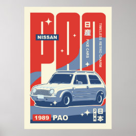 Poster Nissan Pao