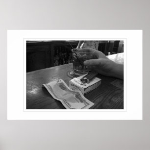 Pôster nite de restaurante