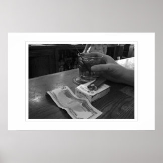 Pôster nite de restaurante