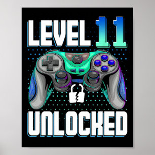 Poster Nível 11 11 de jogos de vídeo desbloqueados Aniver